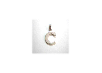 Rhodium Plated | Alphabet Pendants